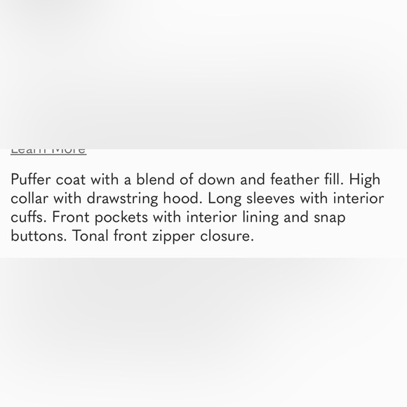 SOLD** Zara water repellent and wind protection down coat - Picture 11 of 11